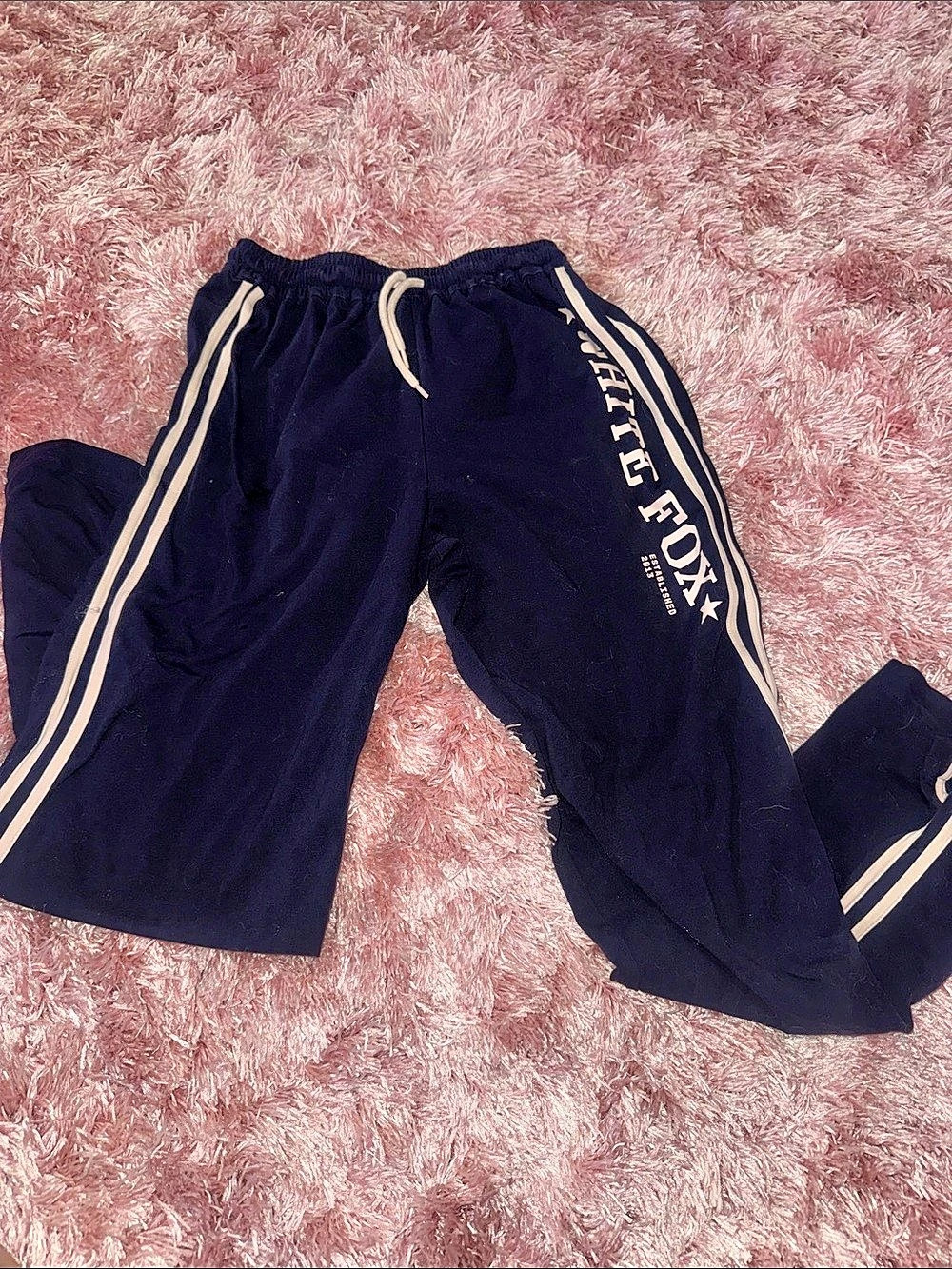White Fox Boutique All Star Season Track Pants Navy